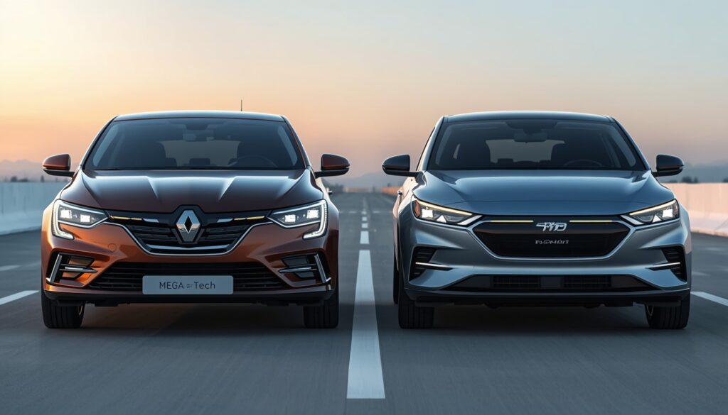 Renault Mégane E-Tech vs BYD Dolphin